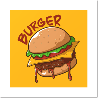 Burger Lovers Posters and Art